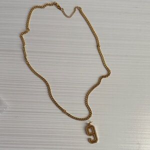 Unisex Stylish Gold Pendant Necklace f
